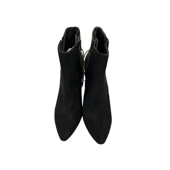 Forever 21 Women's Black & Gold Ankle Booties - Picture 5 of 8